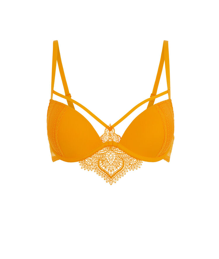 Sujetador push-up ocre tattoogirliz ocre.