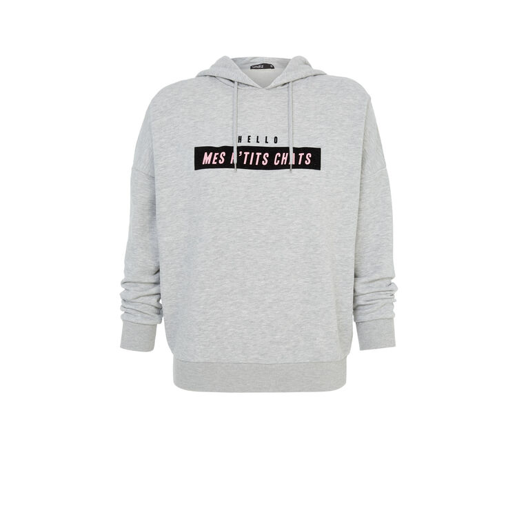 Sudadera gris hellochatiz Sudadera gris hellochatiz;