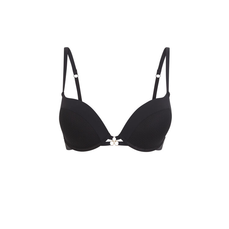 Sujetador ultra push-up negro appeliz negro.