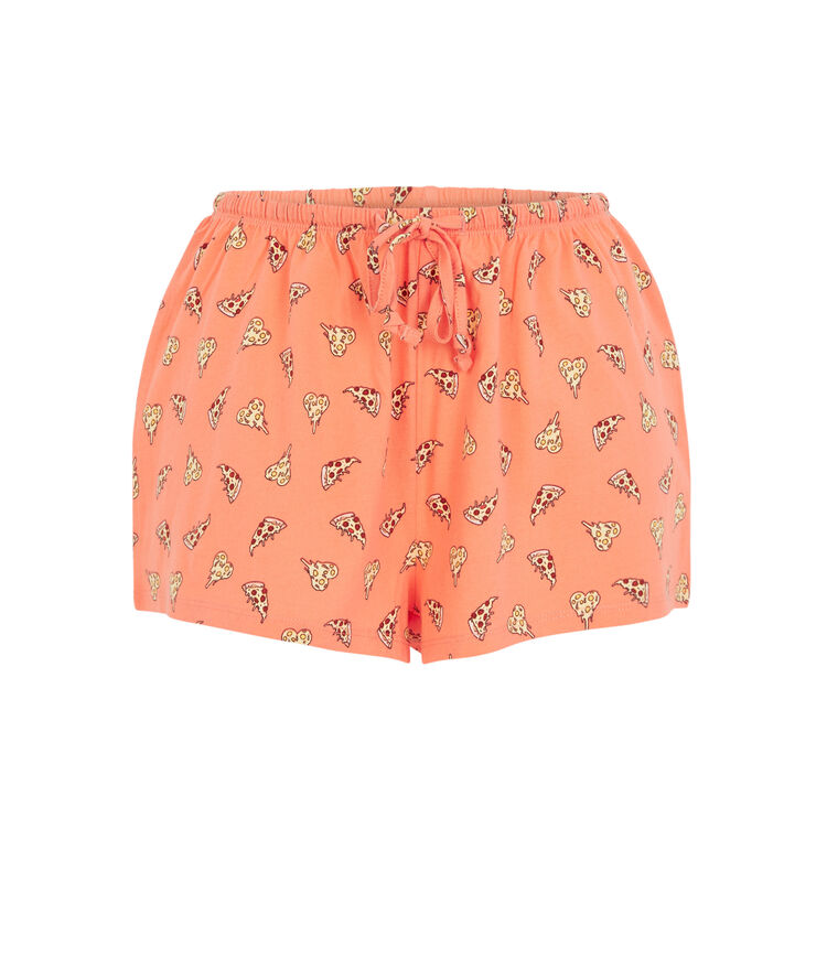 Short con estampado de pizza - salmón salmón.