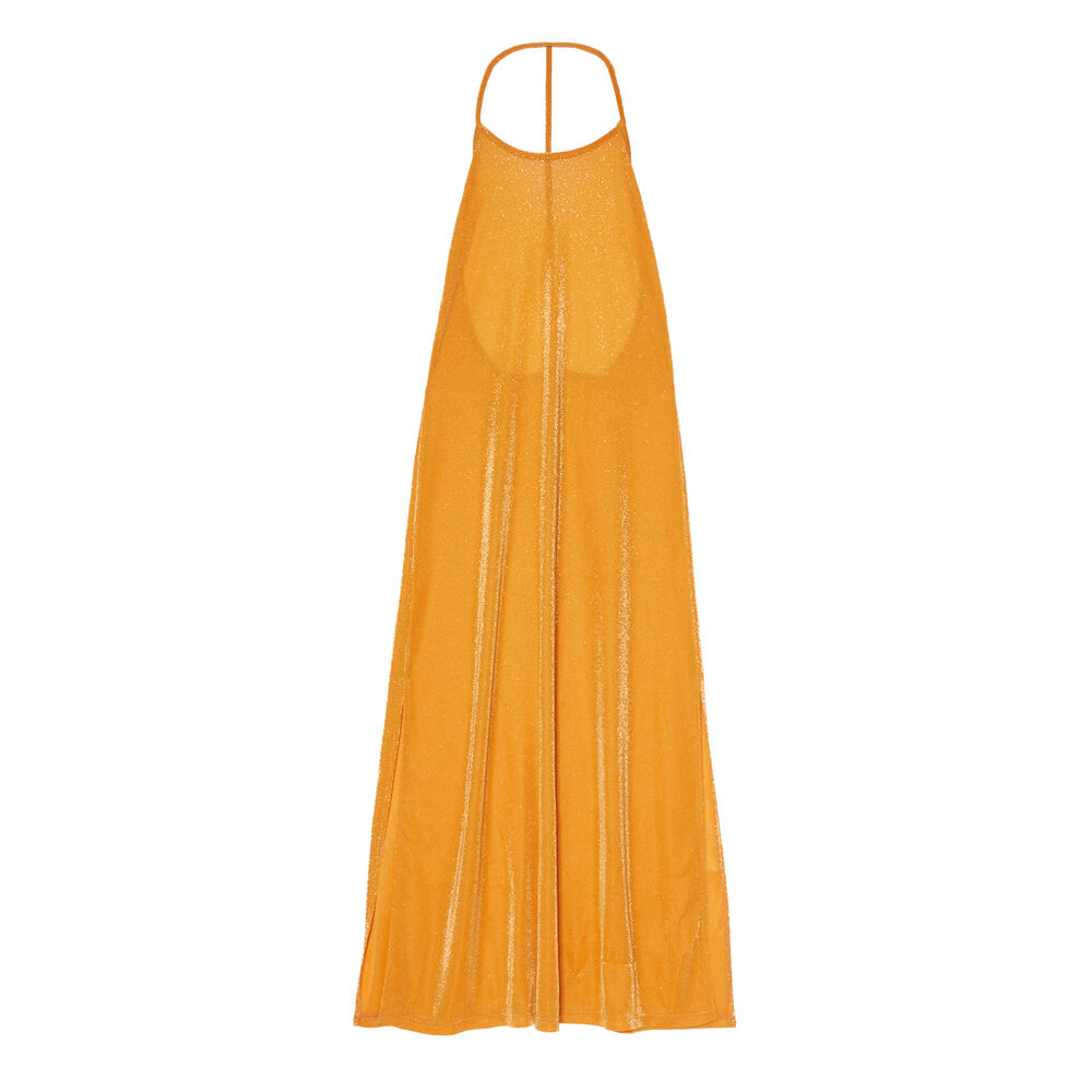 Vestido de playa con espalda abierta - naranja naranja.
