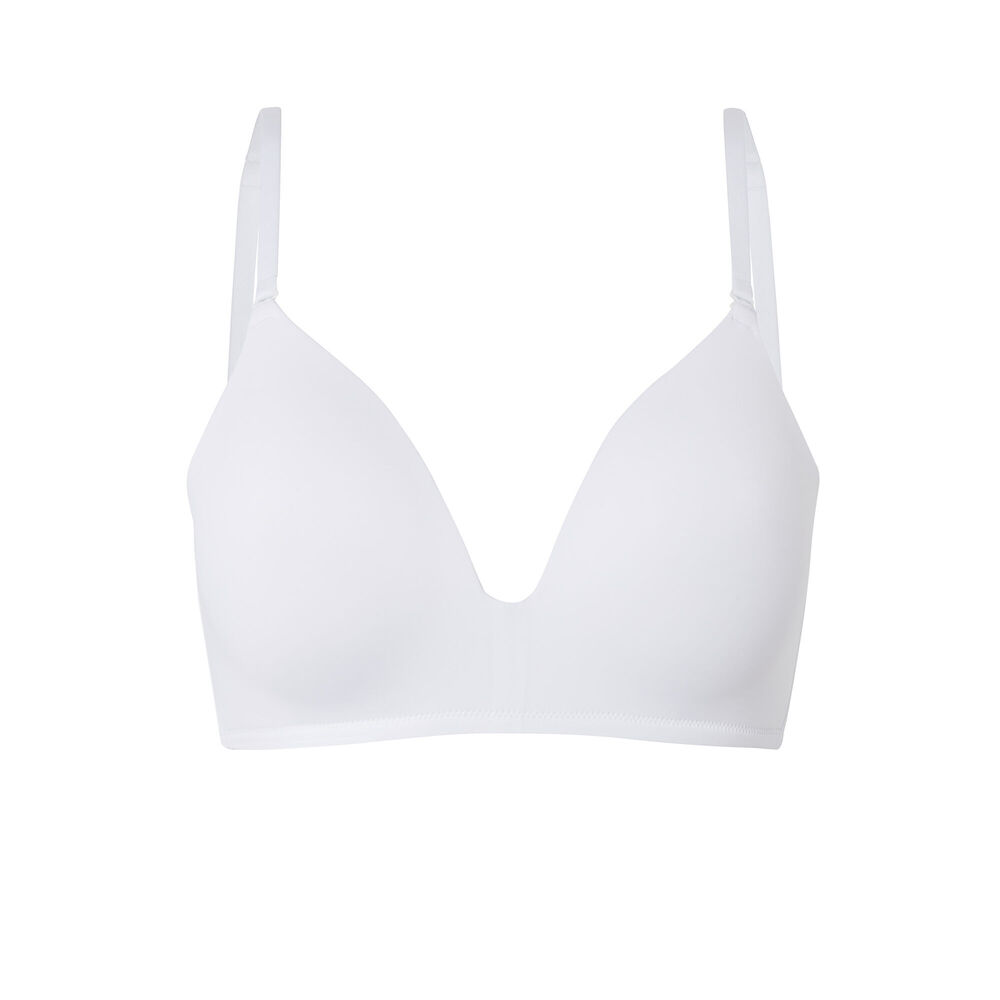 Sujetador de aumento sin aros - blanco blanco.