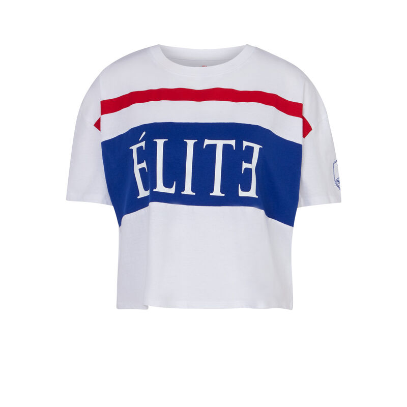 Camiseta de rayas Elite - blanca Camiseta de rayas Elite - blanca;