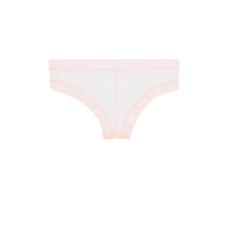 Braguita culotte de tul rosa pastel Braguita culotte de tul rosa pastel ;