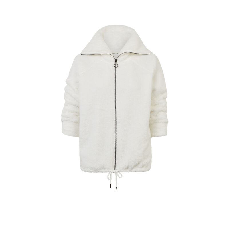 Chaqueta polar con cremallera - crudo Chaqueta polar con cremallera - crudo;