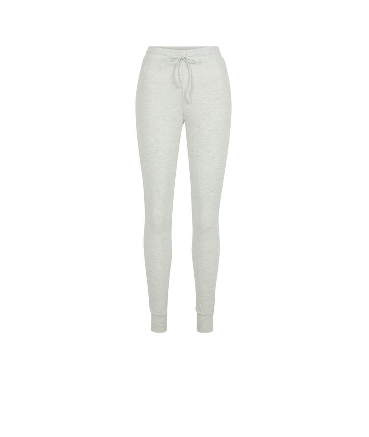 Pantalón de punto azkiz gris claro.