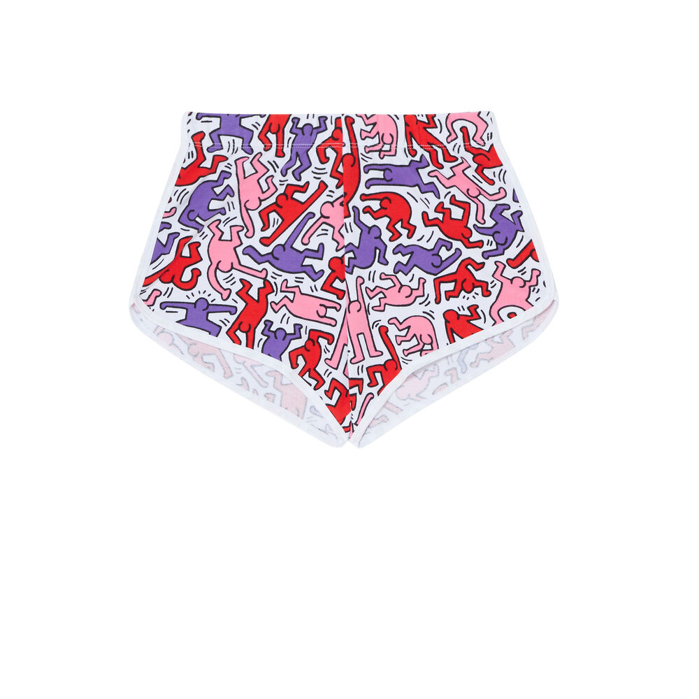 Shorts con motivos - blanco blanco.