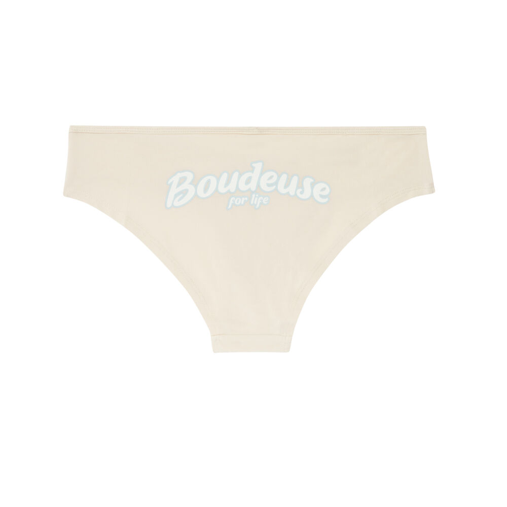 Braguita culotte "boudeuse for life" - blanco roto blanco.