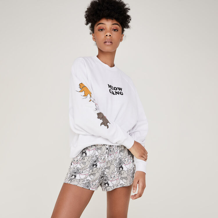 Sudadera blanca troublediz Sudadera blanca troublediz;