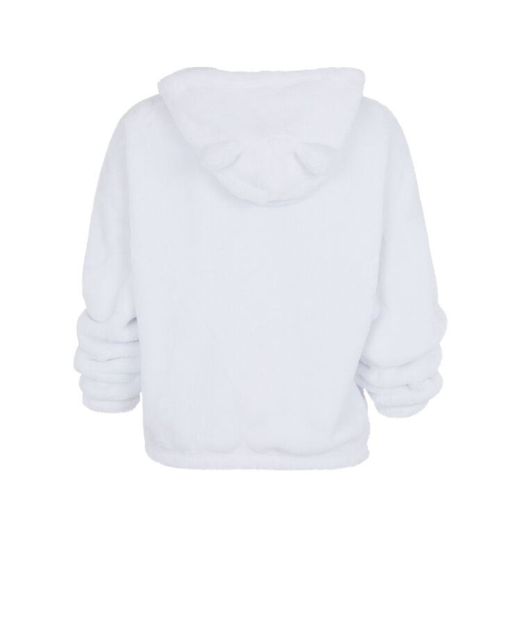 Sudadera de polar de los aristogatos - blanca blanco.
