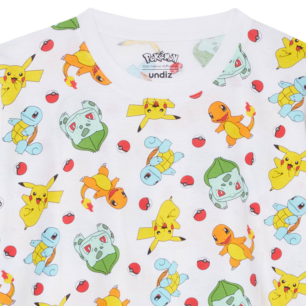Top con motivos de pokémon - blanco blanco.