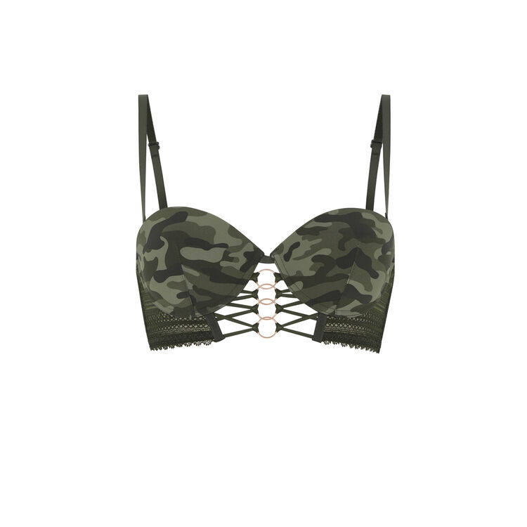 SUJETADOR SIN TIRANTES PUSH-UP CAQUI BIJOUTIZLACIZ SUJETADOR SIN TIRANTES PUSH-UP CAQUI BIJOUTIZLACIZ ;