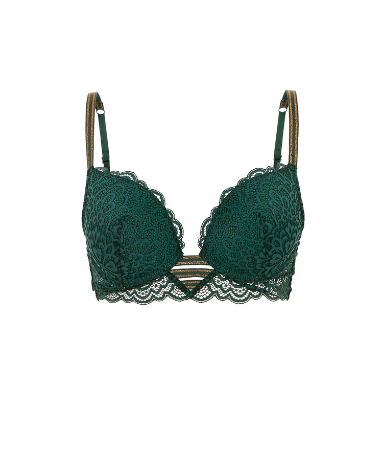Sujetador push up lurexbandiz vert.