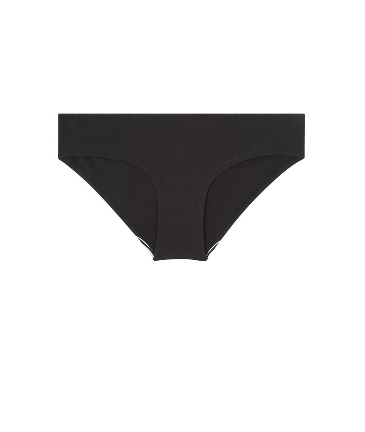 Braguita culotte de algodón con estampado de panda - negro negro.