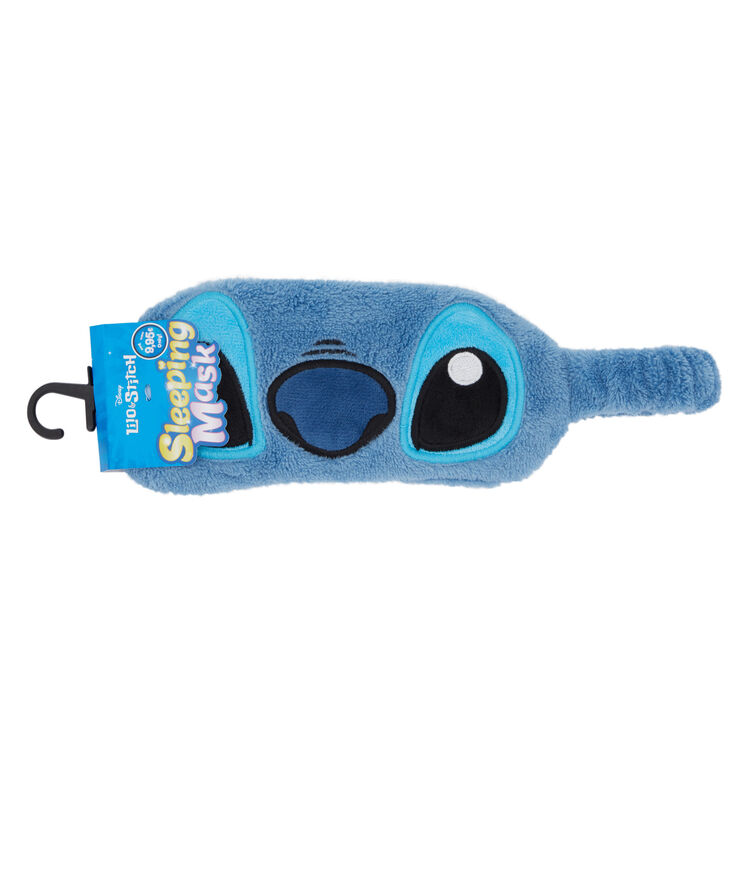 Antifaz para dormir polar estampado stitch stitchiniz azul.