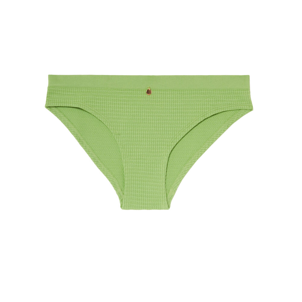 Braguita efecto gofrado con detalle de bisutería - verde verde.