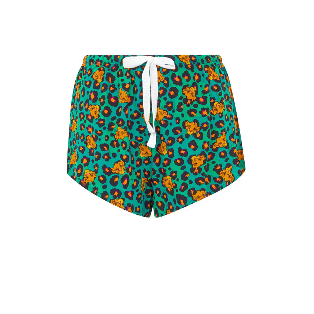 Short con cordón el rey león - verde verde.