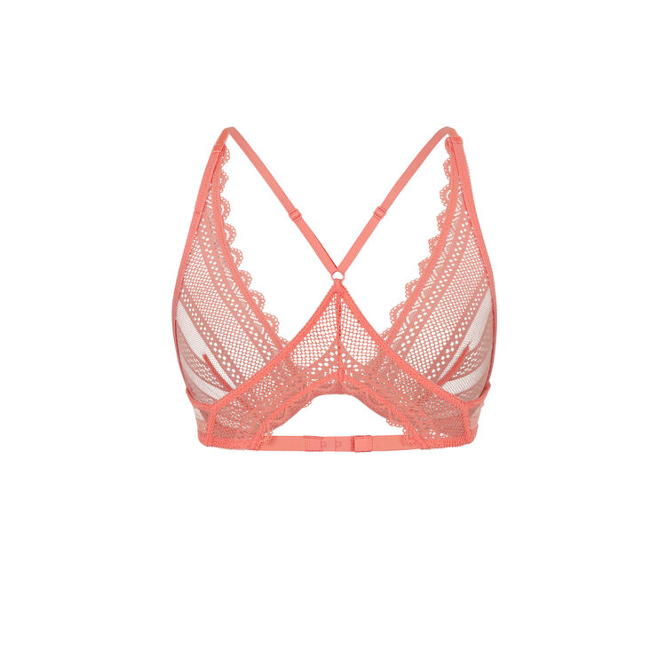 SUJETADOR DEPORTIVO CON AROS ROSA MELOCOTÓN LEILIZ SUJETADOR DEPORTIVO CON AROS ROSA MELOCOTÓN LEILIZ;