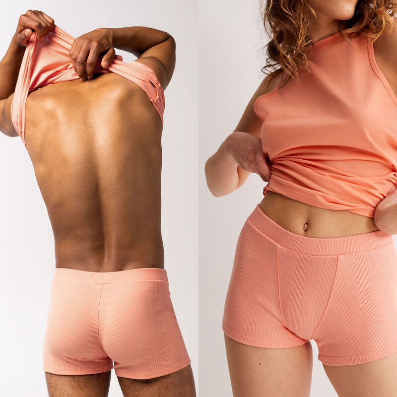 Short unisex de punto liso - melocotón Short unisex de punto liso - melocotón;