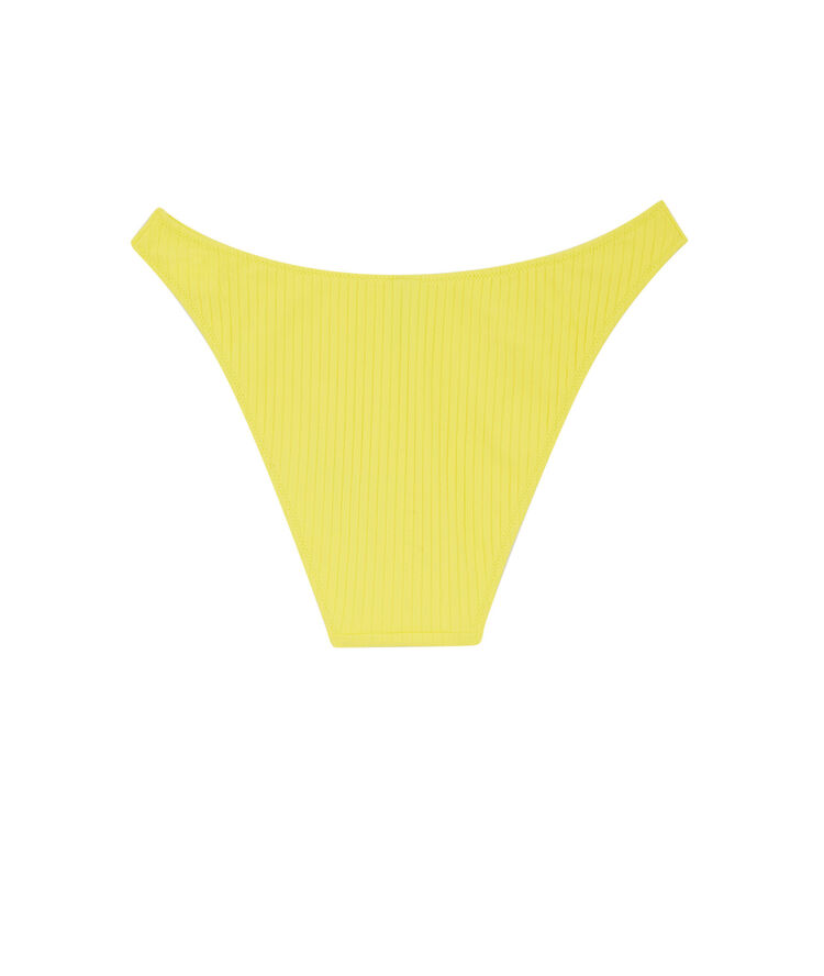 Parte de abajo de bikini braguita escotada - amarillo amarillo.