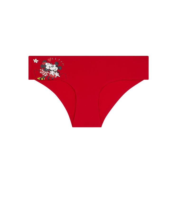 Braguita culotte estampada mickey coupdefoudriz rojo.