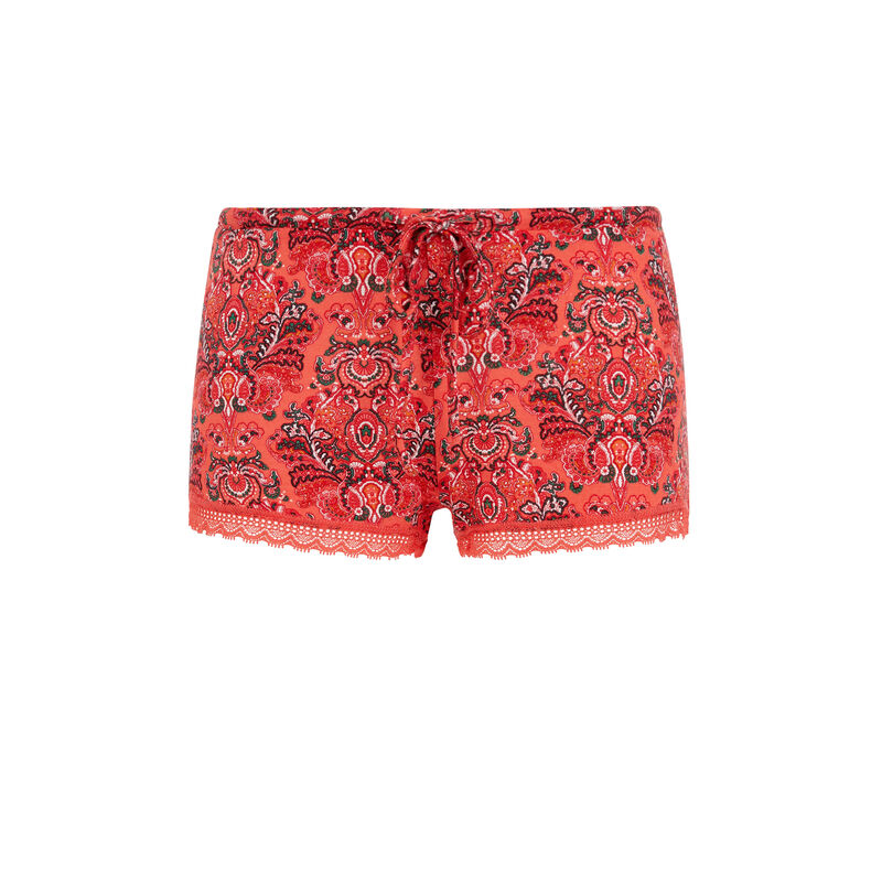 Shorts en coral vifleuriz Shorts en coral vifleuriz;