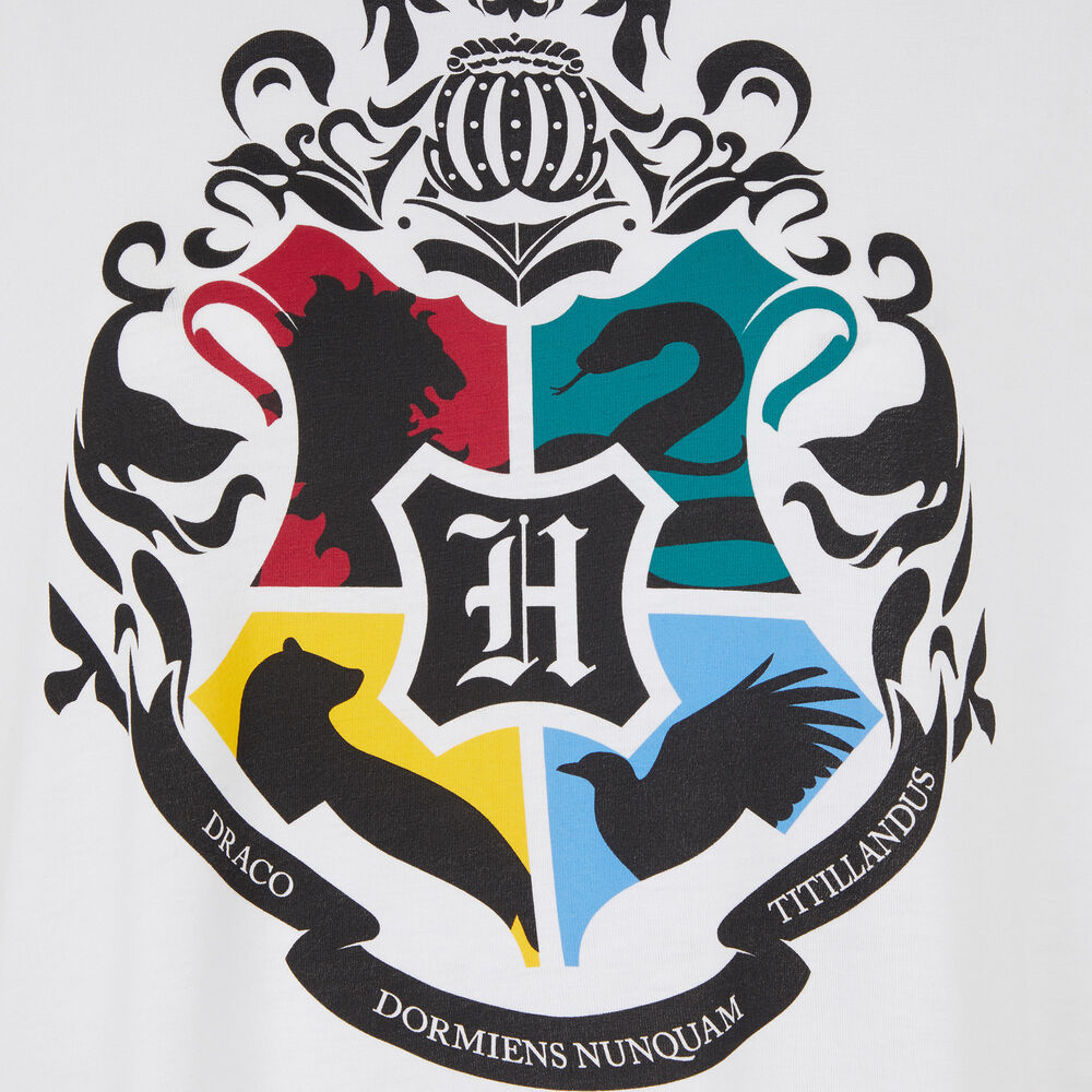 Top con emblema harry potter - blanco blanco.