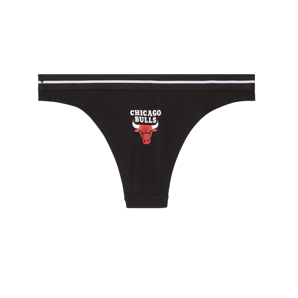 Braguita chicago bulls - negro negro.