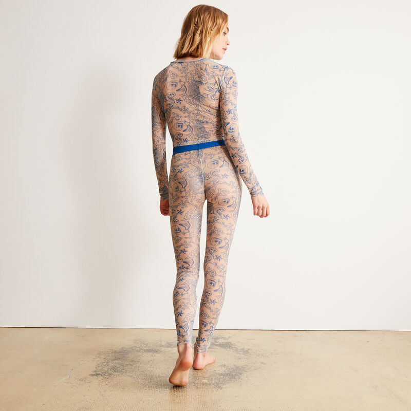 Leggings de rejilla efecto tatuaje - nude Leggings de rejilla efecto tatuaje - nude;