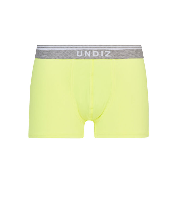 Boxer de microxx liso - amarillo fluorescente amarillo fluorescente.
