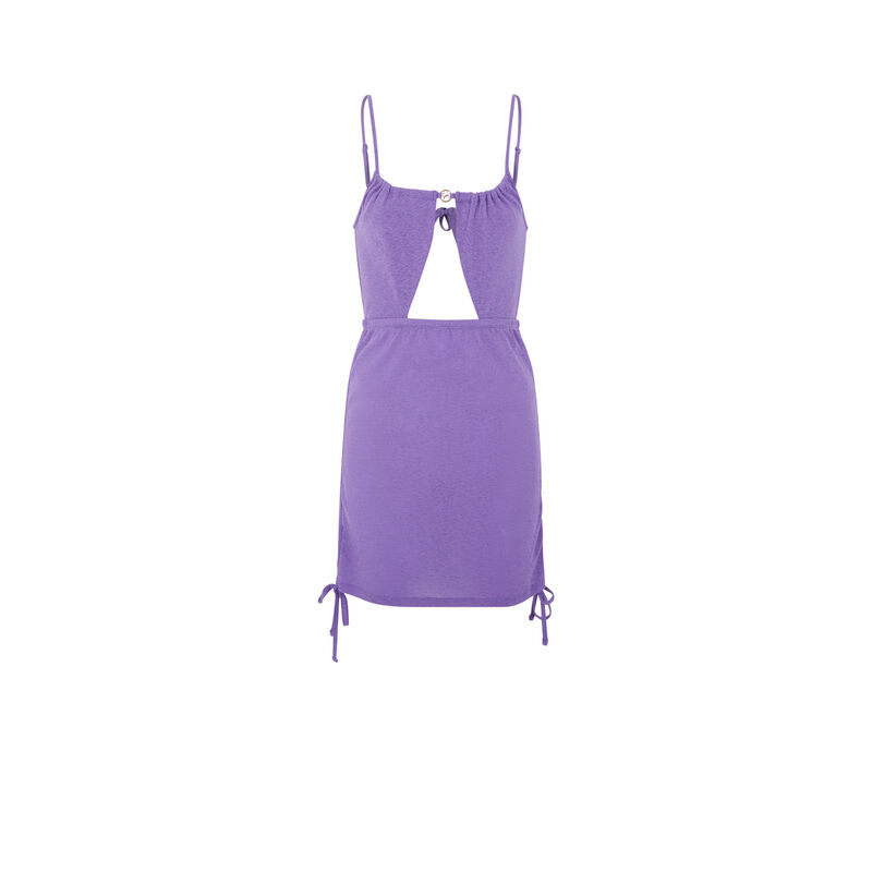 Vestido con abertura Nomril y bisutería - púrpura Vestido con abertura Nomril y bisutería - púrpura;