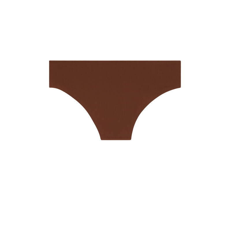 Braguita culotte de microfibra sin costuras - marrón Braguita culotte de microfibra sin costuras - marrón;