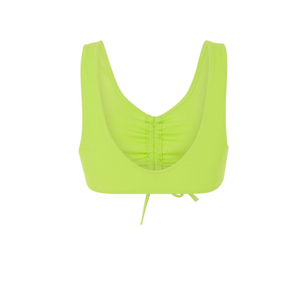 Parte de arriba de bikini sujetador - verde verde.