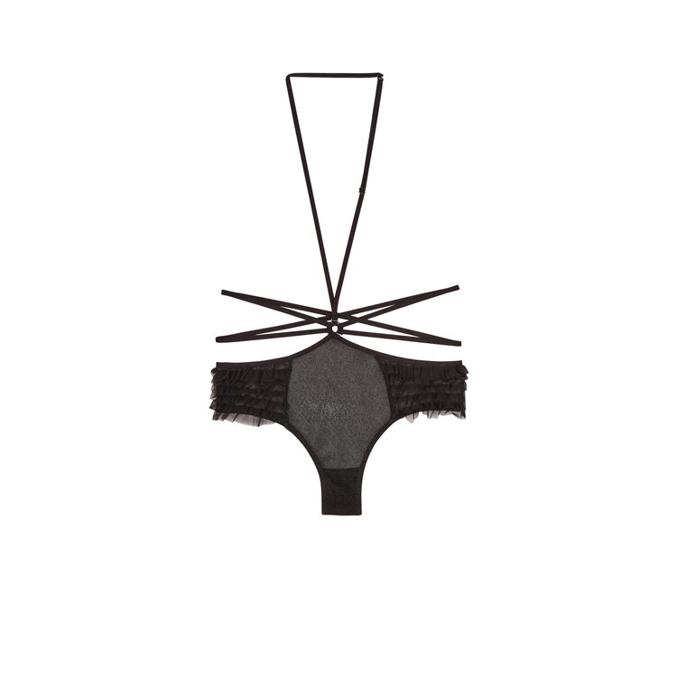 Culotte negro de cintura alta neckaliz Culotte negro de cintura alta neckaliz;