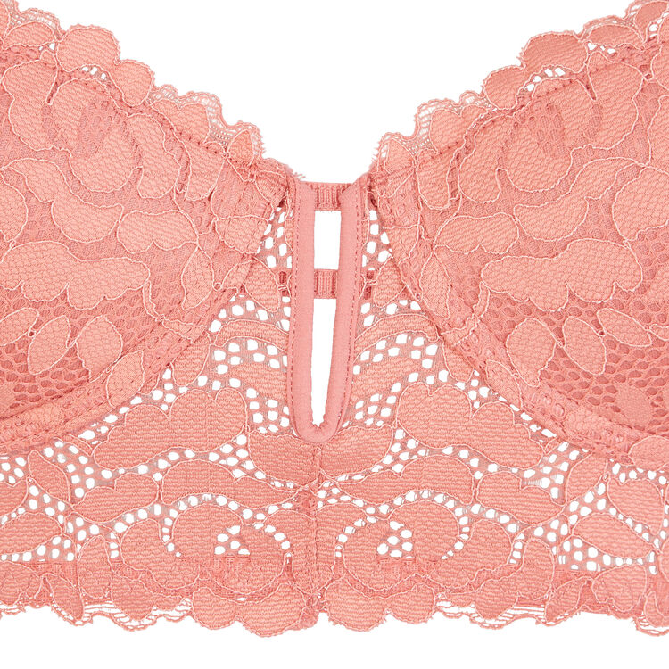 Sujetador bustier rosa de aumento luluiz pink.