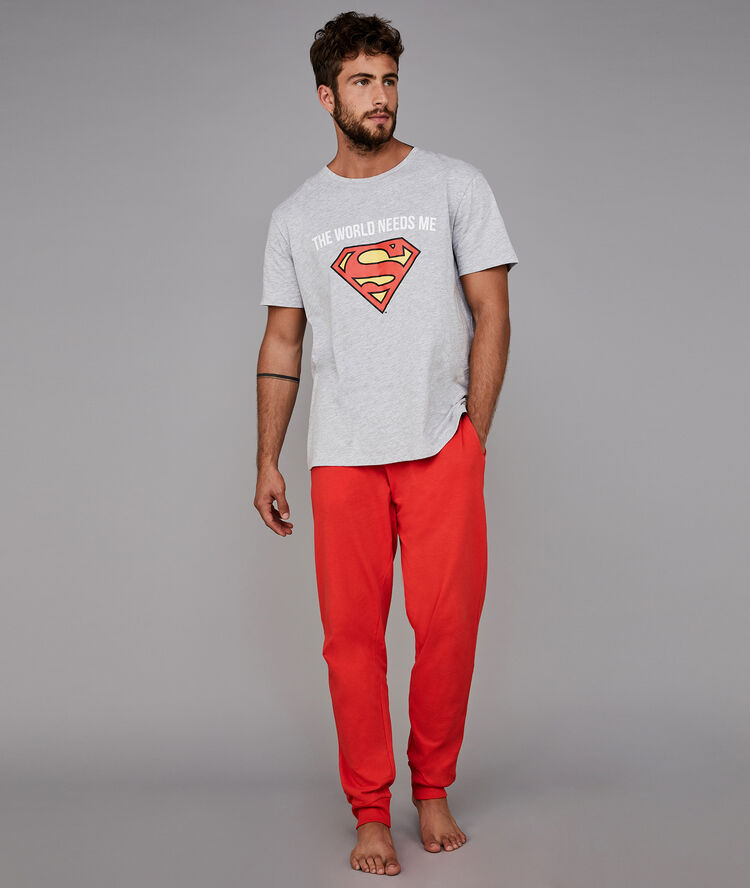 Conjunto de pijama gris para hombre needsiz grey.