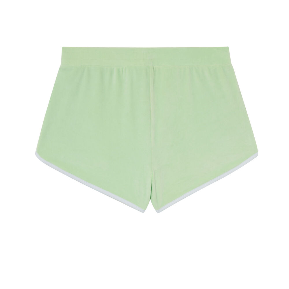 Shorts de terciopelo - verde verde.