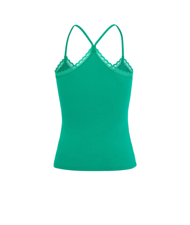 Top verde esmeralda vitamiz verde.