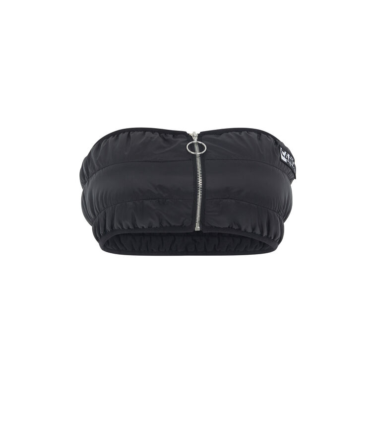 Bandeau con detalle de cremallera doudouniz negro.