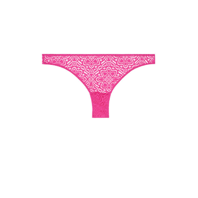 Braguita brasileña de encaje marceliz fucsia.