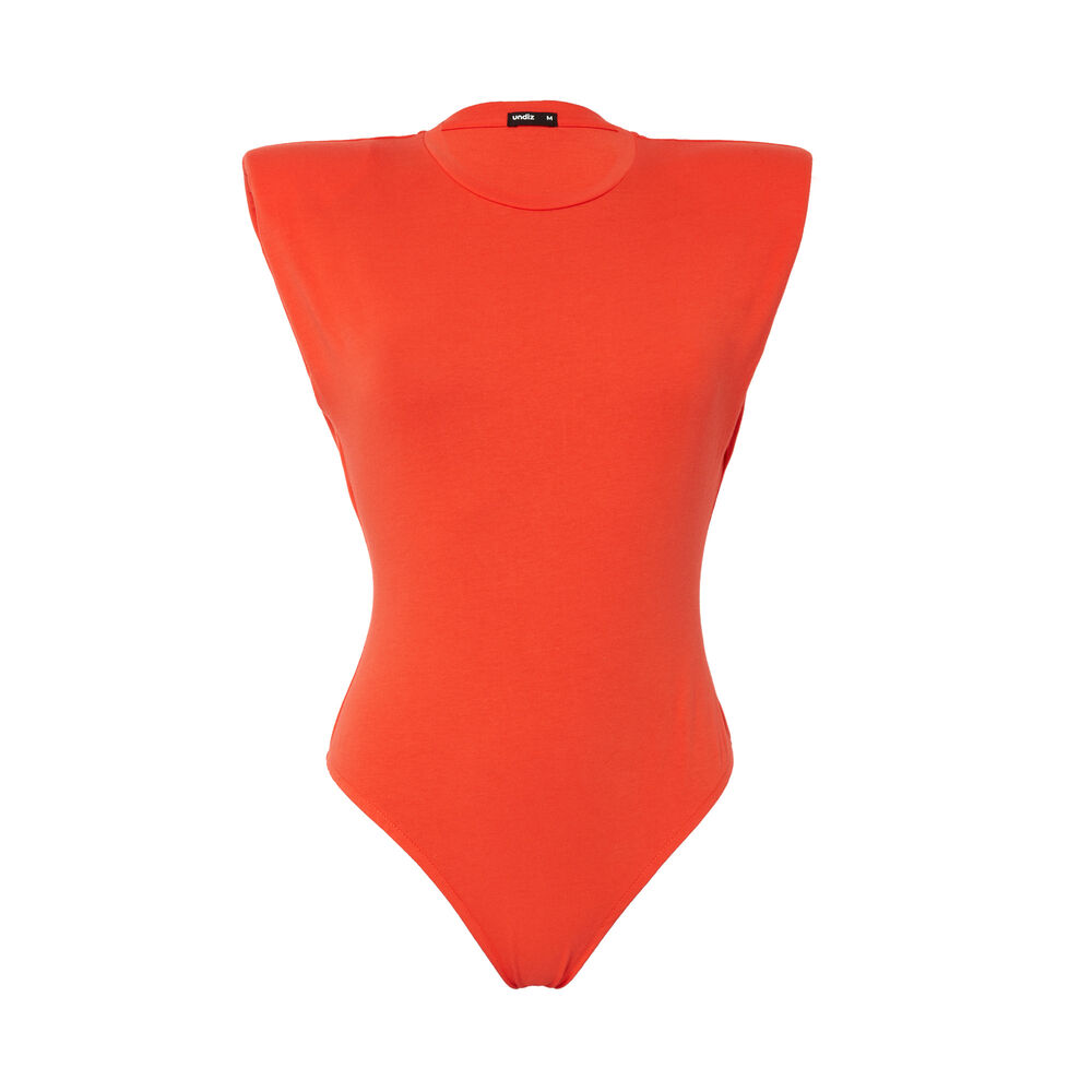 Body efecto top - coral rojo.