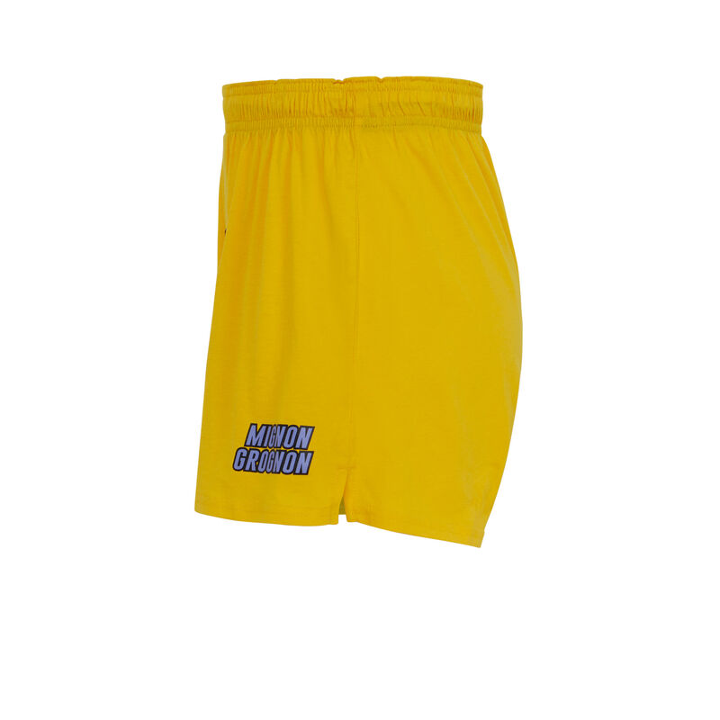 bóxer de algodón adorable gruñón - amarillo bóxer de algodón adorable gruñón - amarillo;