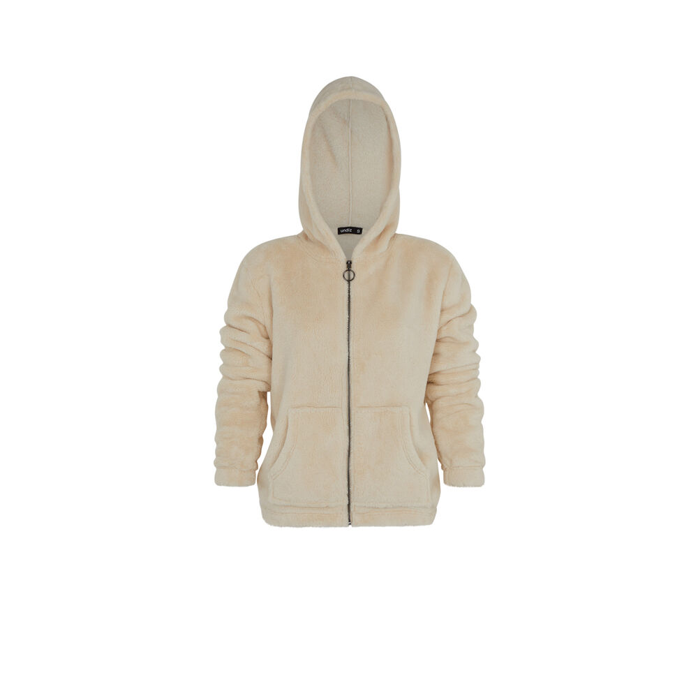 Sudadera de polar con cremallera - crudo crudo.