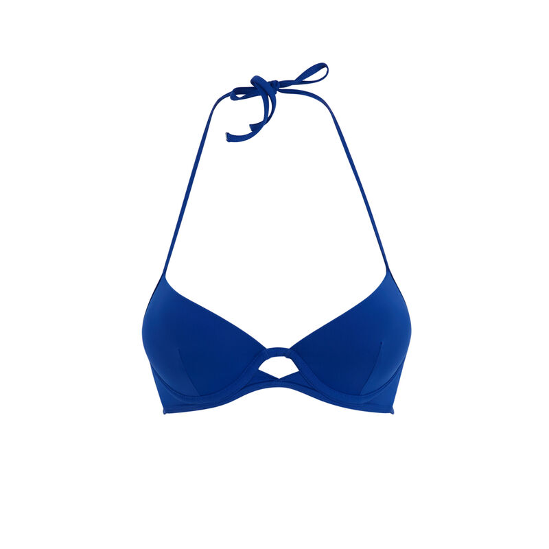 Parte de arriba de bikini push-up azul gabiz Parte de arriba de bikini push-up azul gabiz;