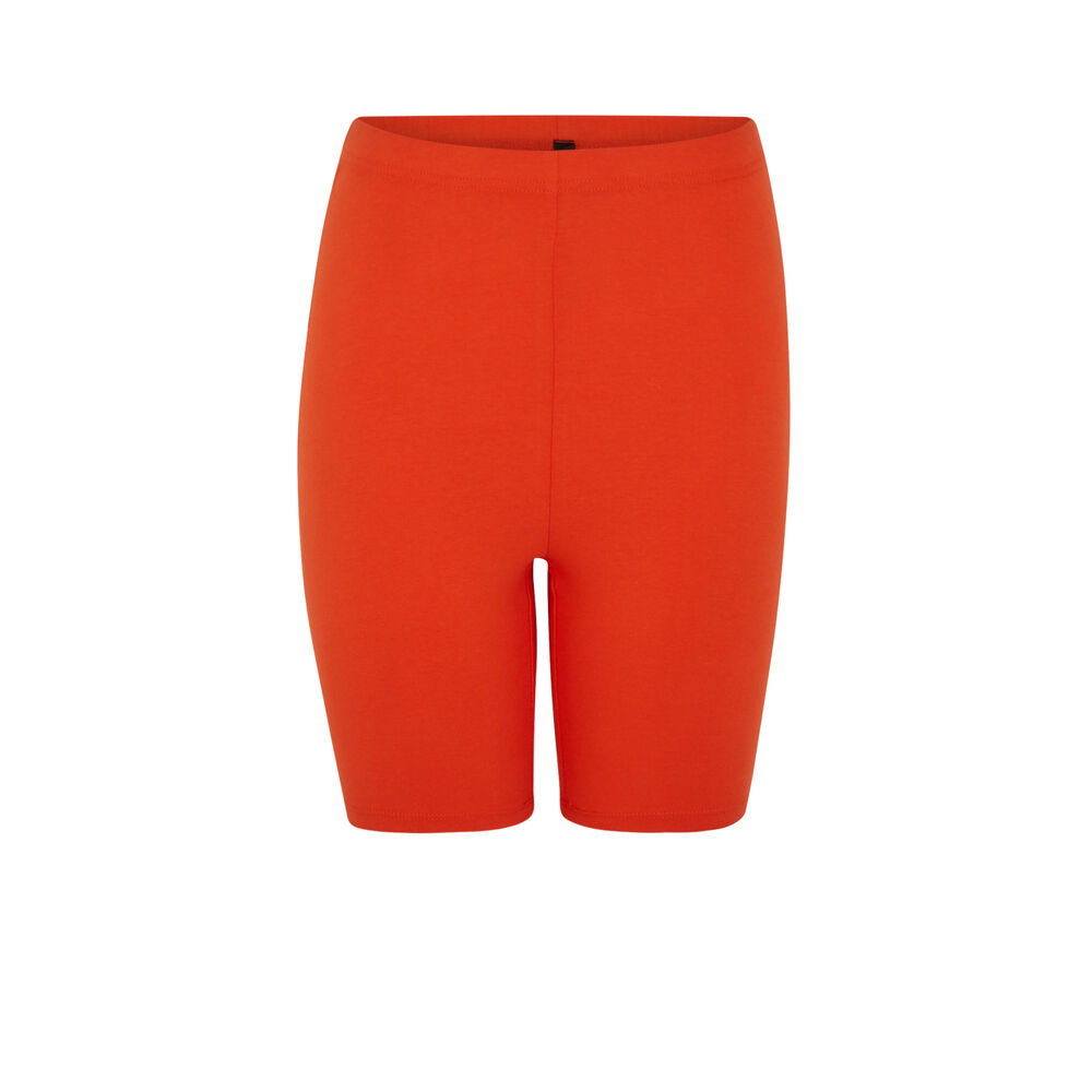 Pantalón ciclista de talle alto - rojo rojo.