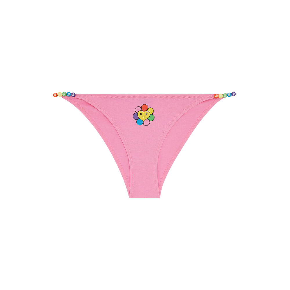 Braguita de algodón con estampado - rosa rosa.