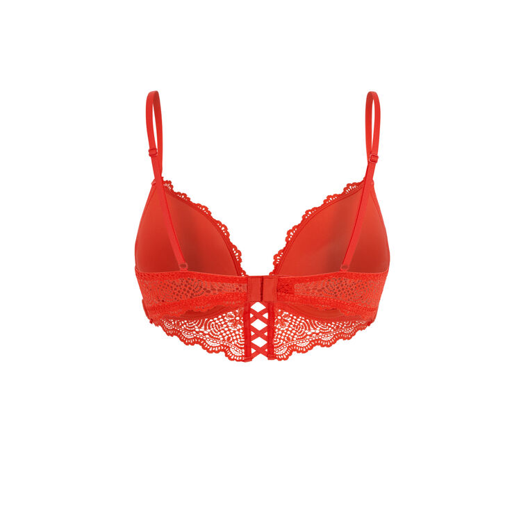 Sujetador corpiño push-up rojo mahaliz rojo.