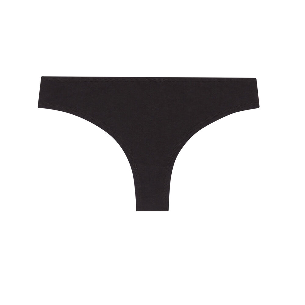 Braguita culotte playboy - negro negro.