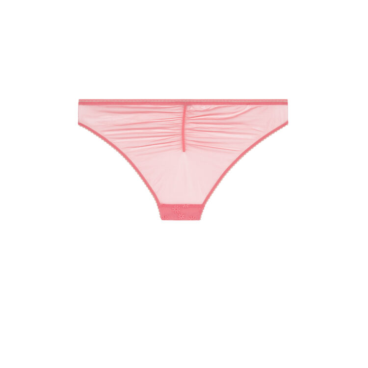 Braguita clásica embroderiz rosa Braguita clásica embroderiz rosa;