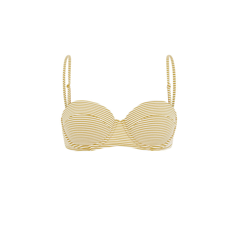 Top de bikini balconette en mostaza Islarayiz Top de bikini balconette en mostaza Islarayiz;